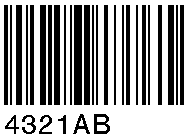 Code 128 與 UCC/EAN 128 條碼示意圖