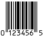 UPC-E 條碼示意圖